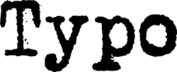 Typo logo