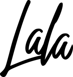 Dressed in LALA logo