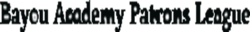 Bayou Patron League logo