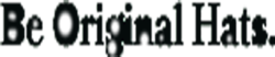 Be Original Hats logo