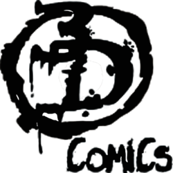 3-D Comics  logo