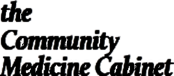 the Community Medicine Cabinet logo