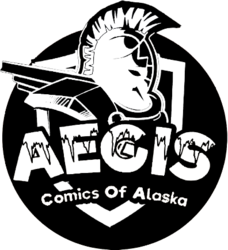 Aegis Comics of Alaska logo