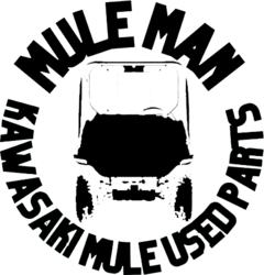 "MULEMAN" KAWASAKI MULE USED PARTS logo