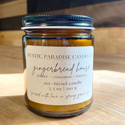 Rustic Paradise Candle Co. banner