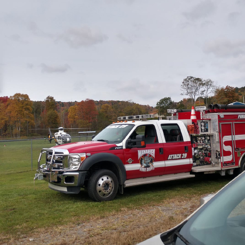 Mahaffey Volunteer Fire Department banner